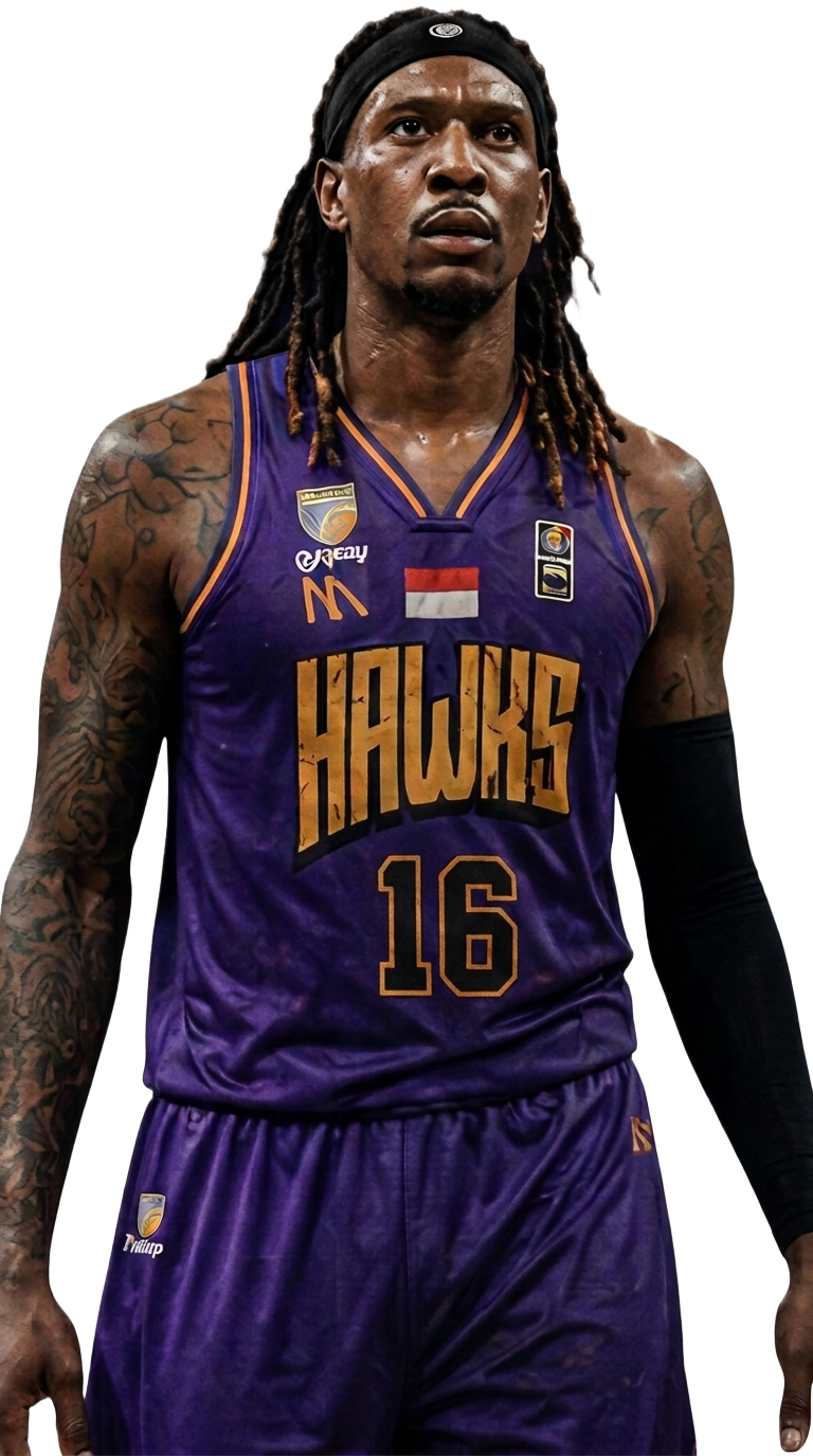 Jarred Shaw in his Hawks jersey